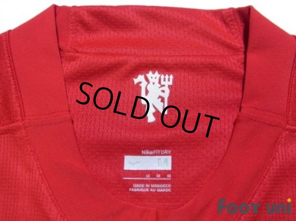 Photo5: Manchester United 2007-2009 Home Long Sleeve Shirt #8 Anderson (5)