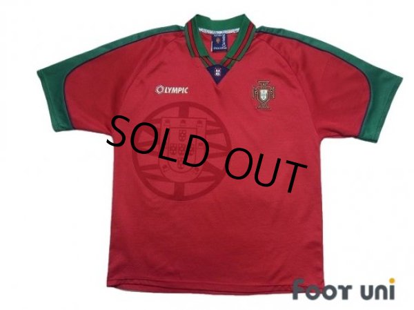 Photo1: Portugal Euro 1996 Home Shirt (1)