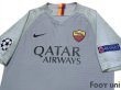 Photo3: AS Roma 2018-2019 Away Authentic Shirt #9 Edin Dzeko Champions League Patch/Badge (3)