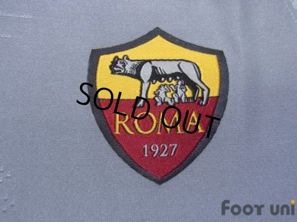 Photo6: AS Roma 2018-2019 Away Authentic Shirt #9 Edin Dzeko Champions League Patch/Badge (6)