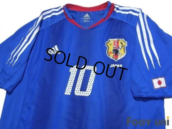 Photo3: Japan 2004 Home Authentic Shirt #10 Shunsuke Nakamura (3)