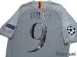 Photo4: AS Roma 2018-2019 Away Authentic Shirt #9 Edin Dzeko Champions League Patch/Badge (4)