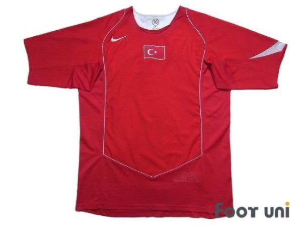 Photo1: Turkey 2004 Home Shirt (1)