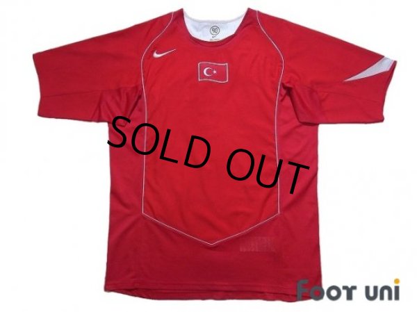 Photo1: Turkey 2004 Home Shirt (1)