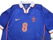 Photo3: Netherlands 1998 Away Shirt #8 Bergkamp (3)