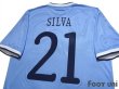 Photo4: Manchester City 2013-2014 Home Shirt #21 David Silva (4)