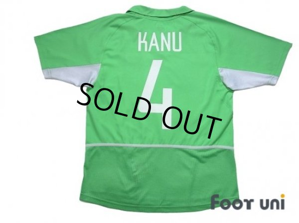 Photo2: Nigeria 2002 Home Shirt #4 Nwankwo Kanu (2)