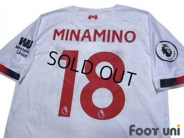 Photo4: Liverpool 2019-2020 Away Shirt #18 Takumi Minamino Premier League Patch/Badge (4)