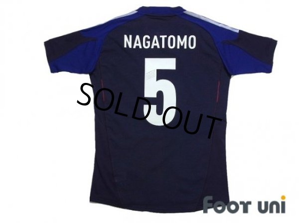 Photo2: Japan 2012-2013 Home Authentic Shirt #5 Yuto Nagatomo (2)