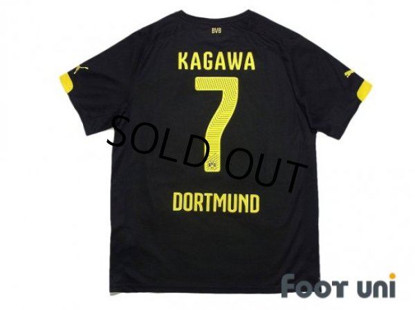 Photo2: Borussia Dortmund 2014-2015 Away Shirt #7 Shinji Kagawa (2)