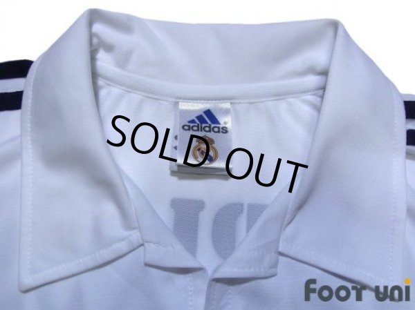 Photo5: Real Madrid 2002-2003 Home Long Sleeve Shirt #19 Cambiasso Centenario Patch/Badge (5)
