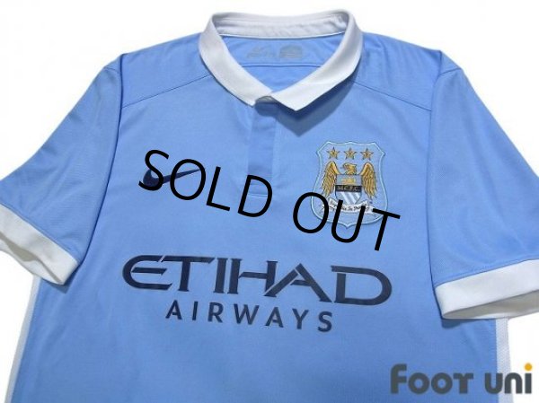 Photo3: Manchester City 2015-2016 Home Shirt #21 David Silva (3)