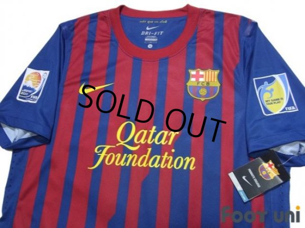 Photo3: FC Barcelona 2011-2012 Home Authentic Shirt #10 Messi w/tags (3)