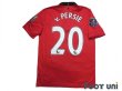 Photo2: Manchester United 2013-2014 Home Shirt #20 van Persie Champions Patch/Badge (2)