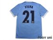 Photo2: Manchester City 2015-2016 Home Shirt #21 David Silva (2)