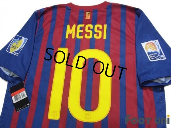 Photo4: FC Barcelona 2011-2012 Home Authentic Shirt #10 Messi w/tags (4)
