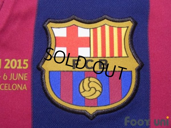 Photo6: FC Barcelona 2014-2015 Home Shirt #10 Messi w/tags (6)