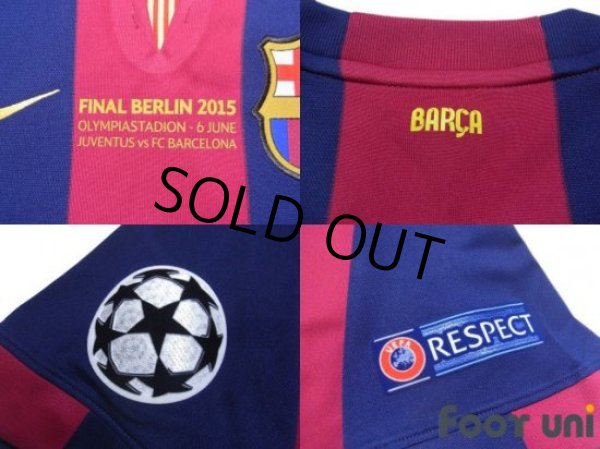 Photo7: FC Barcelona 2014-2015 Home Shirt #10 Messi w/tags (7)