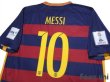 Photo4: FC Barcelona 2015-2016 Home Shirt #10 Messi FIFA Club World Cup Japan 2015 Patch/Badge w/tags (4)