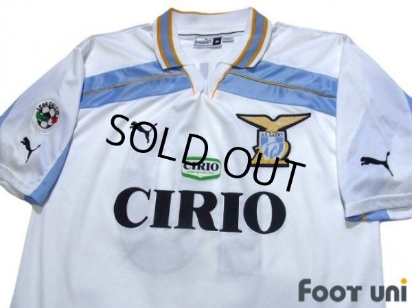 Photo3: Lazio 1999-2000 Home Centenario Shirt #10 Mancini Lega Calcio Patch/Badge (3)