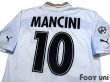 Photo4: Lazio 1999-2000 Home Centenario Shirt #10 Mancini Lega Calcio Patch/Badge (4)