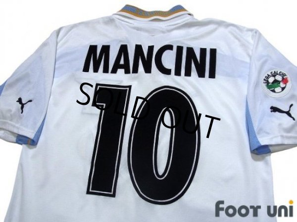Photo4: Lazio 1999-2000 Home Centenario Shirt #10 Mancini Lega Calcio Patch/Badge (4)