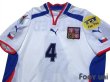 Photo3: Czech Republic Euro 2000 Away Shirt #4 Nedved UEFA Euro 2000 Patch/Badge UEFA Fair Play Patch/Badge (3)