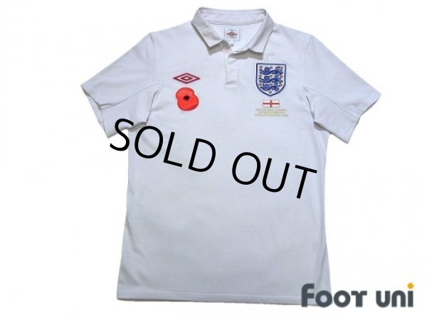 Photo1: England 2010 Home Shirt Commemorative model (1)