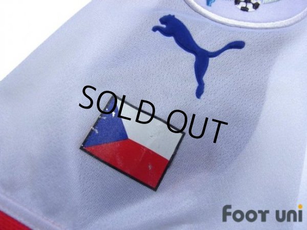 Photo7: Czech Republic Euro 2000 Away Shirt #4 Nedved UEFA Euro 2000 Patch/Badge UEFA Fair Play Patch/Badge (7)