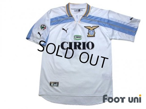 Photo1: Lazio 1999-2000 Home Centenario Shirt #10 Mancini Lega Calcio Patch/Badge (1)