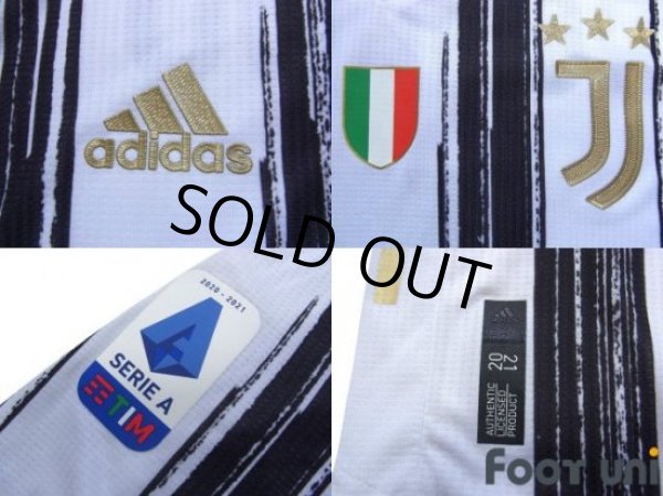 Photo6: Juventus 2020-2021 Home Authentic Shirt and Shorts Set #7 Ronaldo (6)