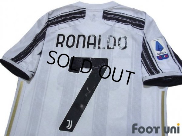 Photo4: Juventus 2020-2021 Home Authentic Shirt and Shorts Set #7 Ronaldo (4)