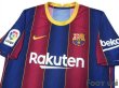 Photo3: FC Barcelona 2020-2021 Home Authentic Shirt and Shorts Set #10 Messi La Liga Patch/Badge (3)