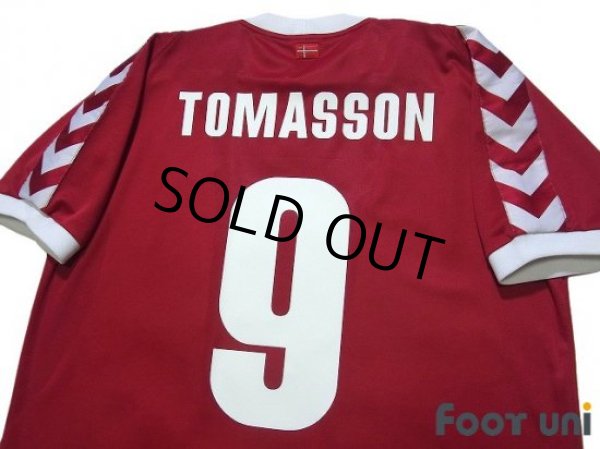 Photo4: Denmark 2002 Home Shirt #9 Tomasson (4)