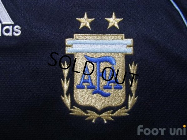 Photo6: Argentina 2008 Away Shirt #10 Riquelme (6)