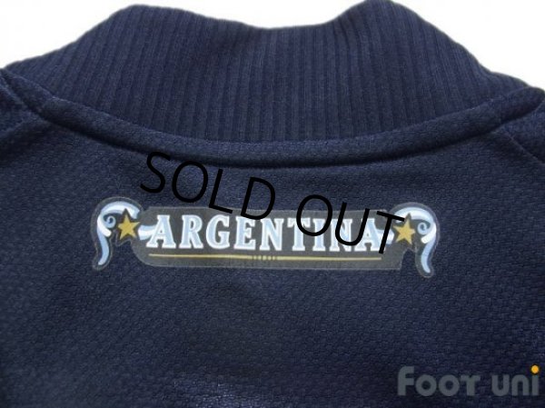 Photo7: Argentina 2008 Away Shirt #10 Riquelme (7)