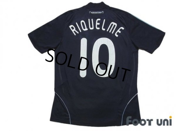 Photo2: Argentina 2008 Away Shirt #10 Riquelme (2)
