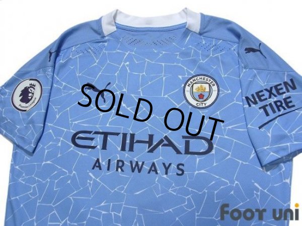 Photo3: Manchester City 2020-2021 Home Authentic Shirt and Shorts Set #7 Sterling (3)