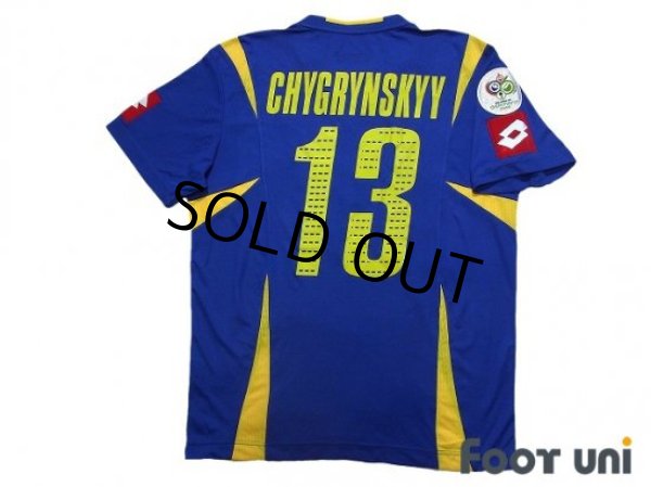 Photo2: Ukraine 2006 Away Shirt #13 Chygrynskyy FIFA World Cup 2006 Germany Patch/Badge (2)