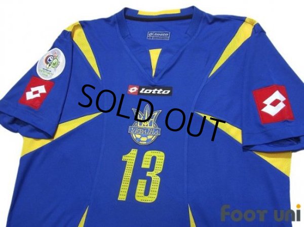 Photo3: Ukraine 2006 Away Shirt #13 Chygrynskyy FIFA World Cup 2006 Germany Patch/Badge (3)