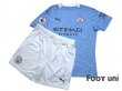 Photo1: Manchester City 2020-2021 Home Authentic Shirt and Shorts Set #7 Sterling (1)