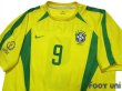 Photo3: Brazil 2002 Home Shirt #9 Ronaldo 2002 FIFA World Cup Korea Japan Patch/Badge (3)