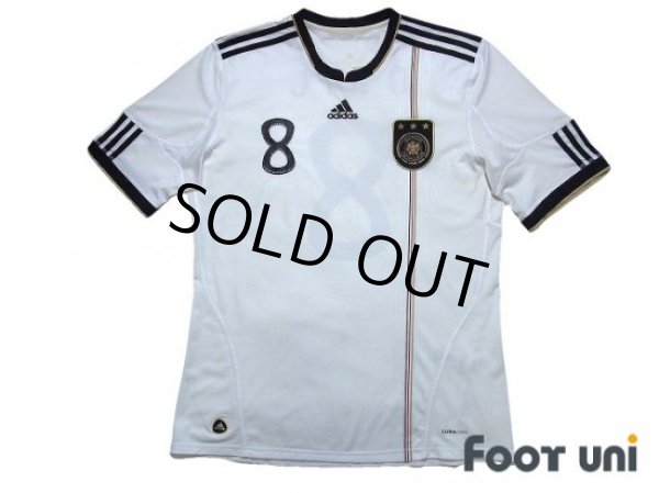 Photo1: Germany 2010 Home Shirt #8 Ozil (1)