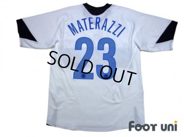 Photo2: Inter Milan 2005-2006 Away Shirt #23 Marco Materazzi (2)