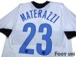 Photo4: Inter Milan 2005-2006 Away Shirt #23 Marco Materazzi (4)