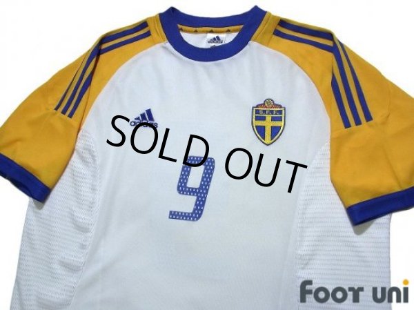 Photo3: Sweden 2002 Away Shirt #9 Ljungberg (3)