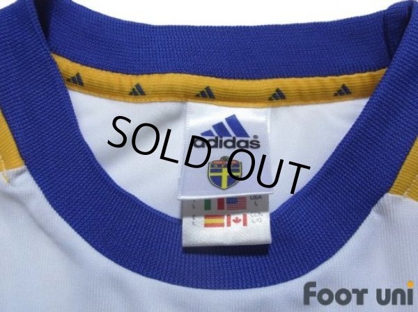 Photo5: Sweden 2002 Away Shirt #9 Ljungberg (5)