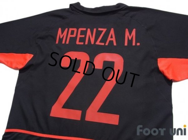 Photo4: Belgium 2002 Away Shirt #22 Mbo Mpenza (4)