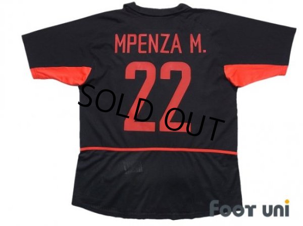 Photo2: Belgium 2002 Away Shirt #22 Mbo Mpenza (2)