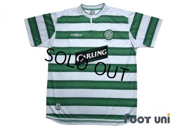 Photo1: Celtic 2003-2004 Home Shirt (1)